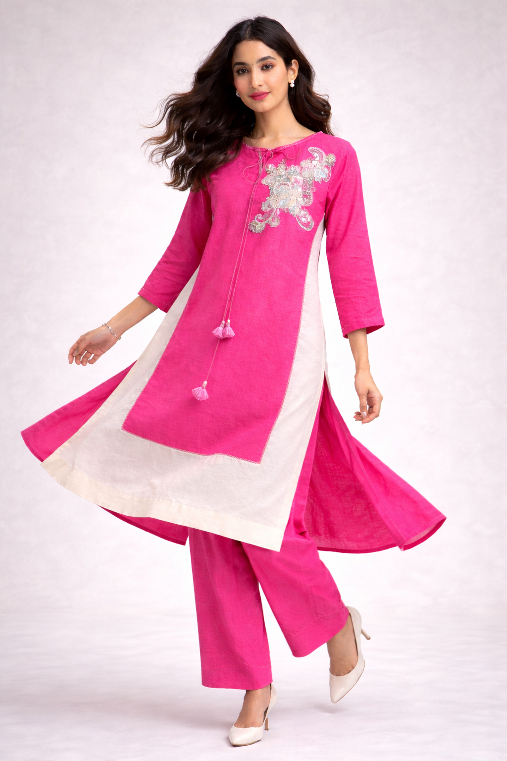 Noor-e-Gul Pastel Kurta Set